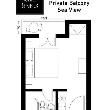 Aphrodite White Studios Apartment *